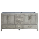 Lexora Jacques 72" W x 22" D Double Bath Vanity