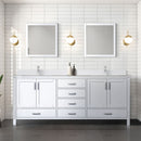 Lexora Jacques 80" W x 22" D Double Bath Vanity and Marble Top