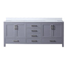 Lexora Jacques 80" W x 22" D Double Bath Vanity and Marble Top