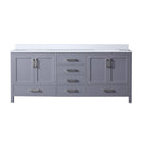 Lexora Jacques 80" W x 22" D Double Bath Vanity and Marble Top