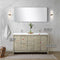 Lexora Lafarre 60" W x 20" D Rustic Acacia Double Bath Vanity White Quartz Top with Faucet Set