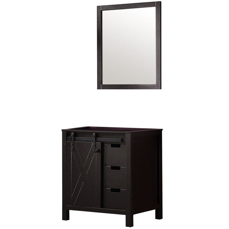 Lexora Marsyas 30" W x 22" D Bath Vanity and 28" Mirror