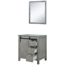 Lexora Marsyas 30" W x 22" D Bath Vanity and 28" Mirror