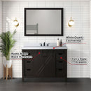 Lexora Marsyas 48" W x 22" D Bath Vanity with 44" Mirror