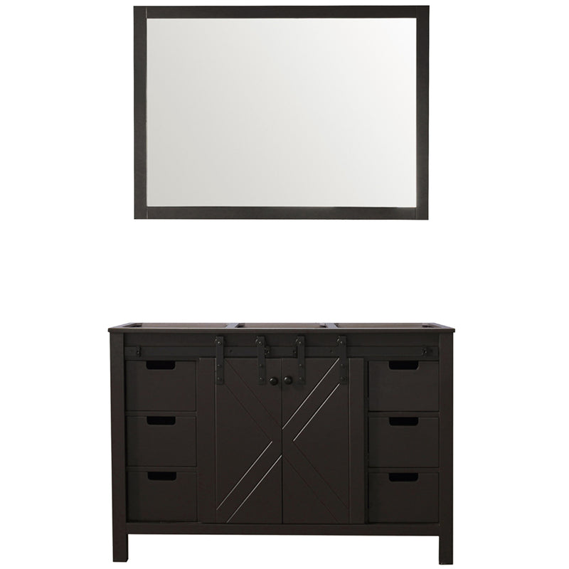 Lexora Marsyas 48" W x 22" D Bath Vanity with 44" Mirror