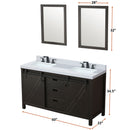 Lexora Marsyas 60" W x 22" D Double Bath Vanity