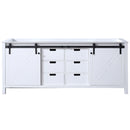 Lexora Marsyas 80" W x 22" D Double Bath Vanity