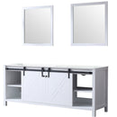 Lexora Marsyas 80" W x 22" D Double Bath Vanity and 30 " Mirrors