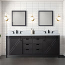 Lexora Marsyas 80" W x 22" D Double Bath Vanity