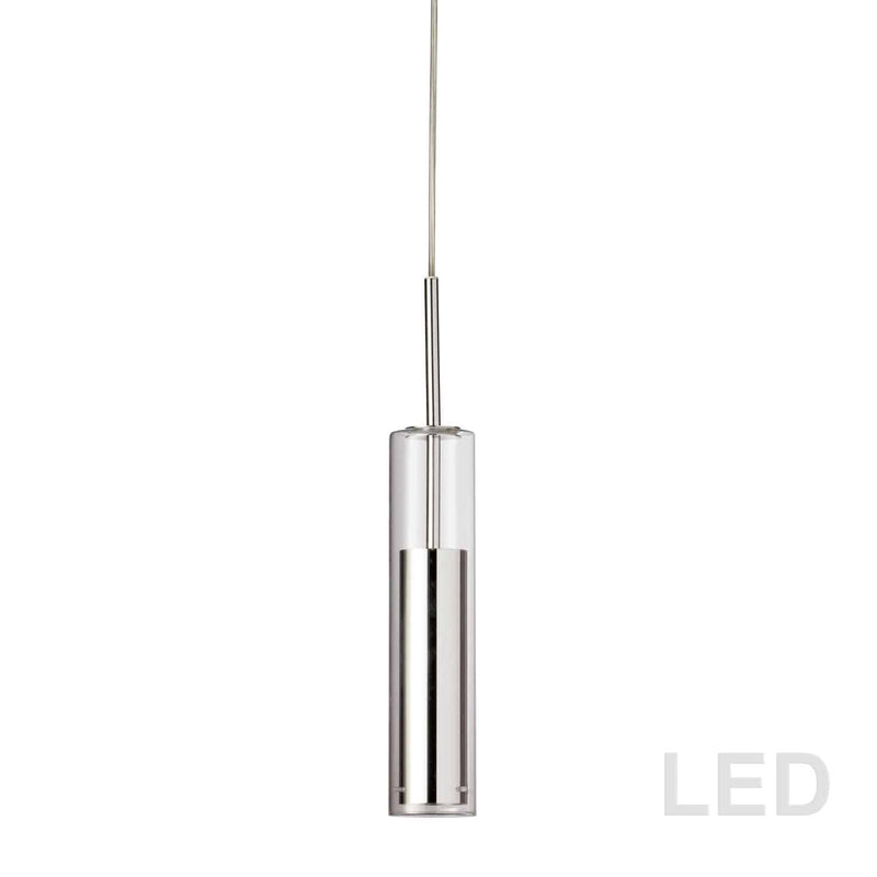 Dainolite 5W Pendant Polished Chrome Finish LUN-1LEDP-PC