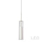 Dainolite 5W Pendant White Finish LUN-1LEDP-WH