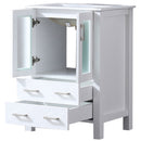 Lexora Volez 24" W x 18.25" D Bath Vanity and White Ceramic Top