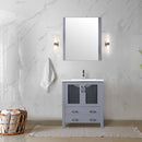 Lexora Volez 30" W x 18.25" D Bath Vanity