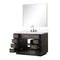 Lexora Abbey 48 in W x 22 in D Single Bath Vanity, Carrara Marble Top, Faucet Set