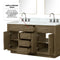 Lexora Abbey 60 in W x 22 in D Double Bath Vanity, Carrara Marble Top, Faucet Set, and 28 in Mirrors