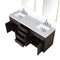 Lexora Abbey 72 in W x 22 in D Double Bath Vanity, Carrara Marble Top, Faucet Set, and 34 in Mirrors