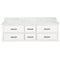 Lexora Castor 60" W x 22" D Bath Vanity and Carrara Marble Top