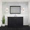 Lexora Dukes 48" W x 22" D Espresso Bath Vanity and Cultured Marble Top