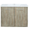 Lexora Fairbanks 30" W x 20" D Rustic Acacia Single Bath Vanity