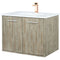 Lexora Fairbanks 30" W x 20" D Rustic Acacia Bath Vanity White Quartz Top with Faucet Set