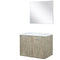 Lexora Fairbanks 30" W x 20" D Rustic Acacia Single Bath Vanity and 28" Mirror