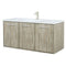 Lexora Fairbanks 48" W x 20" D Rustic Acacia Bath Vanity White Quartz Top with Faucet Set