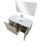 Lexora Fairbanks 48 " W x 20 " D Rustic Acacia Bath Vanity White Quartz Top with Faucet Set and 43" Mirror