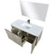 Lexora Fairbanks 48 " W x 20 " D Rustic Acacia Bath Vanity White Quartz Top with Faucet Set and 43" Mirror