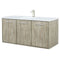 Lexora Fairbanks 48" W x 20" D Rustic Acacia Bath Vanity Cultured Marble Top with Faucet Set