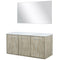 Lexora Fairbanks 48 " W x 20 " D Rustic Acacia Single Bath Vanity and 43" Mirror