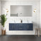 Lexora Geneva 60 " W x 22 " D Navy Blue Double Bath Vanity and Marble Top