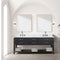 Lexora Norwalk 80 in W x 22 in D Double Bath Vanity and Carrara Marble Top