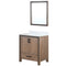 Lexora Ziva 30" W x 22" D Bath Vanity with White Quartz Top and 28" Mirror