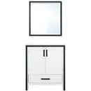 Lexora Ziva 30" W x 22" D Bath Vanity and 28" Mirror