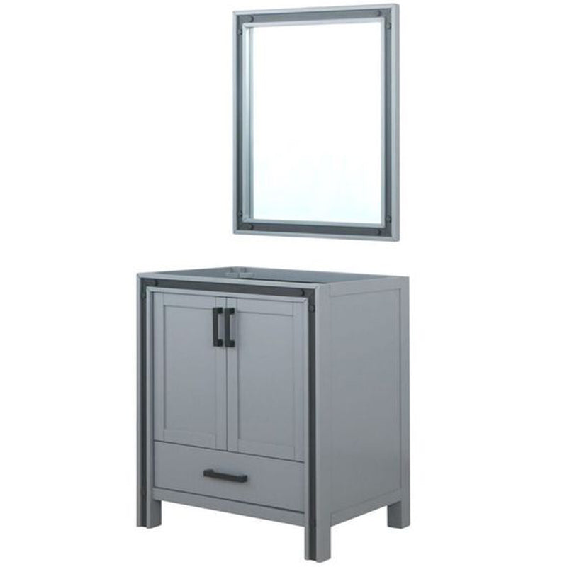 Lexora Ziva 30" W x 22" D Bath Vanity and 28" Mirror