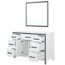 Lexora Ziva 48" W x 22" D Bath Vanity and 34" Mirror