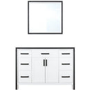 Lexora Ziva 48" W x 22" D Bath Vanity and 34" Mirror