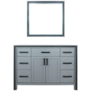 Lexora Ziva 48" W x 22" D Bath Vanity and 34" Mirror