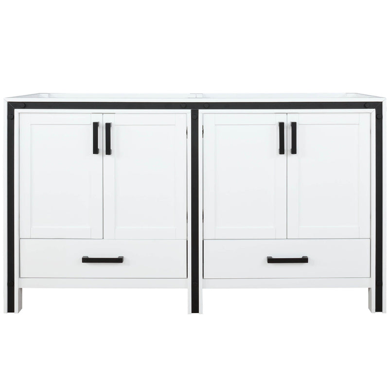 Lexora Ziva 60" W x 22" D Double Bath Vanity