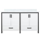 Lexora Ziva 60" W x 22" D Double Bath Vanity and Cultured Marble Top