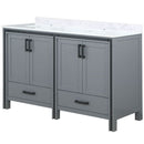 Lexora Ziva 60" W x 22" D Double Bath Vanity and Cultured Marble Top