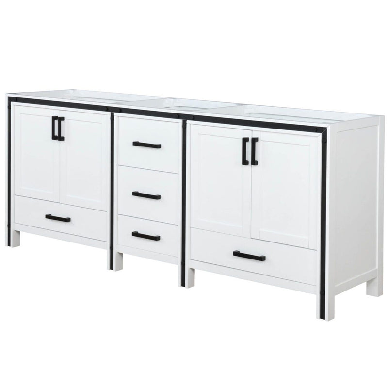 Lexora Ziva 72" W x 22" D Double Bath Vanity