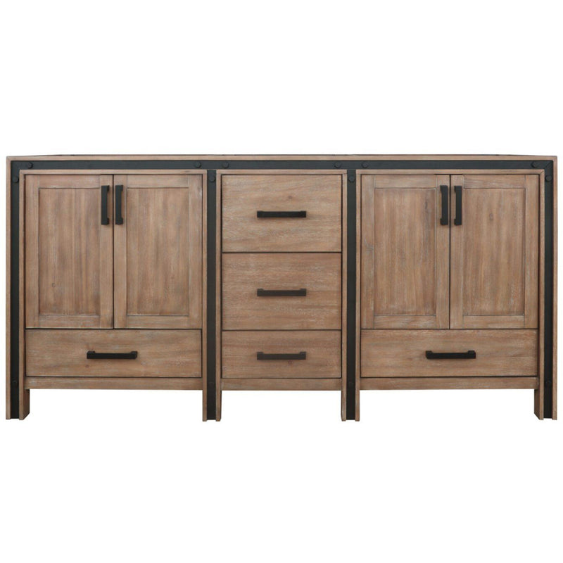 Lexora Ziva 72" W x 22" D Double Bath Vanity