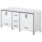 Lexora Ziva 80" W x 22" D Double Bath Vanity and Cultured Marble Top