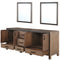 Lexora Ziva 80" W x 22" D Double Bath Vanity and 30" Mirrors