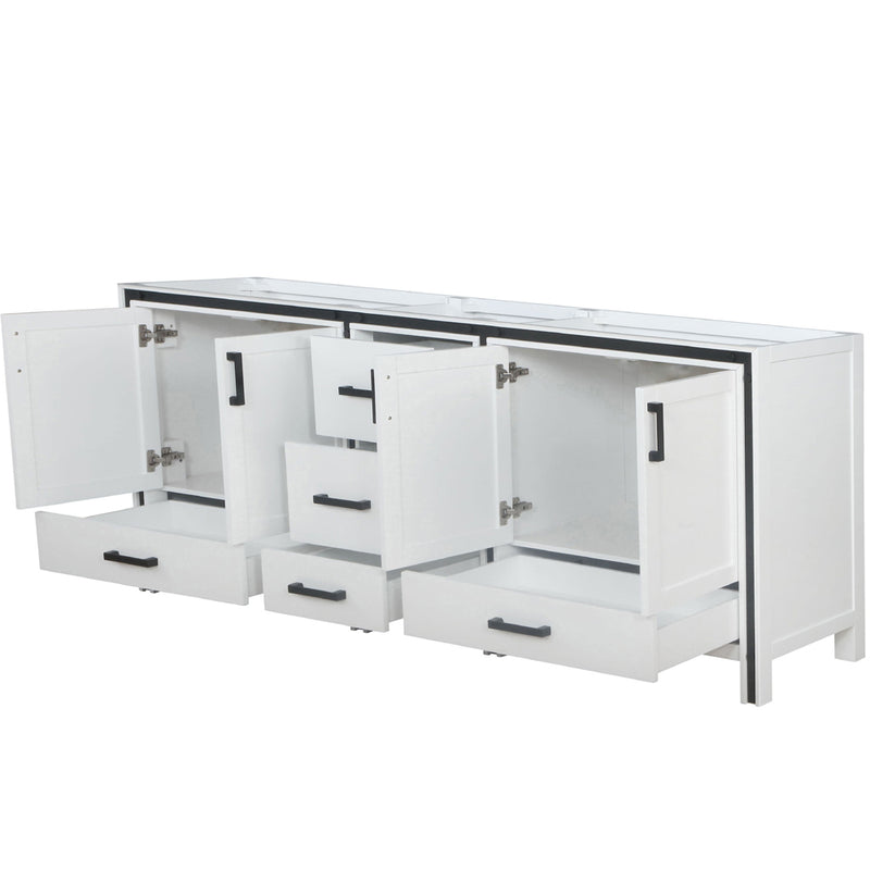 Lexora Ziva 84" W x 22" D Double Bath Vanity