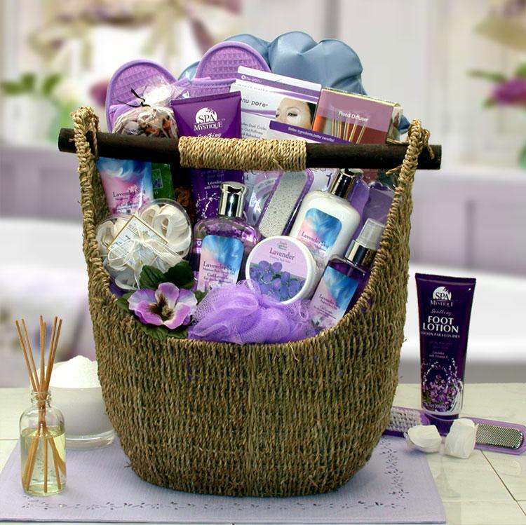 The Essence of Lavender Spa Gift Basket