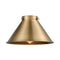 Briarcliff Metal Shade shown in the Brushed Brass finish