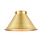 Briarcliff Metal Shade shown in the Satin Gold finish