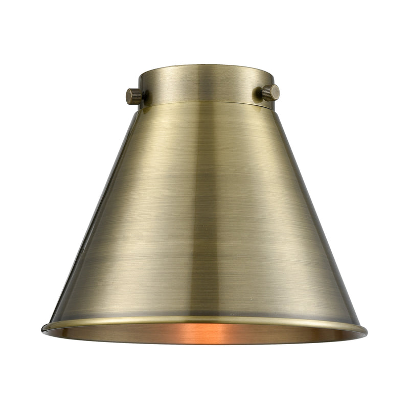 Appalachian Metal Shade shown in the  finish with a Antique Brass shade